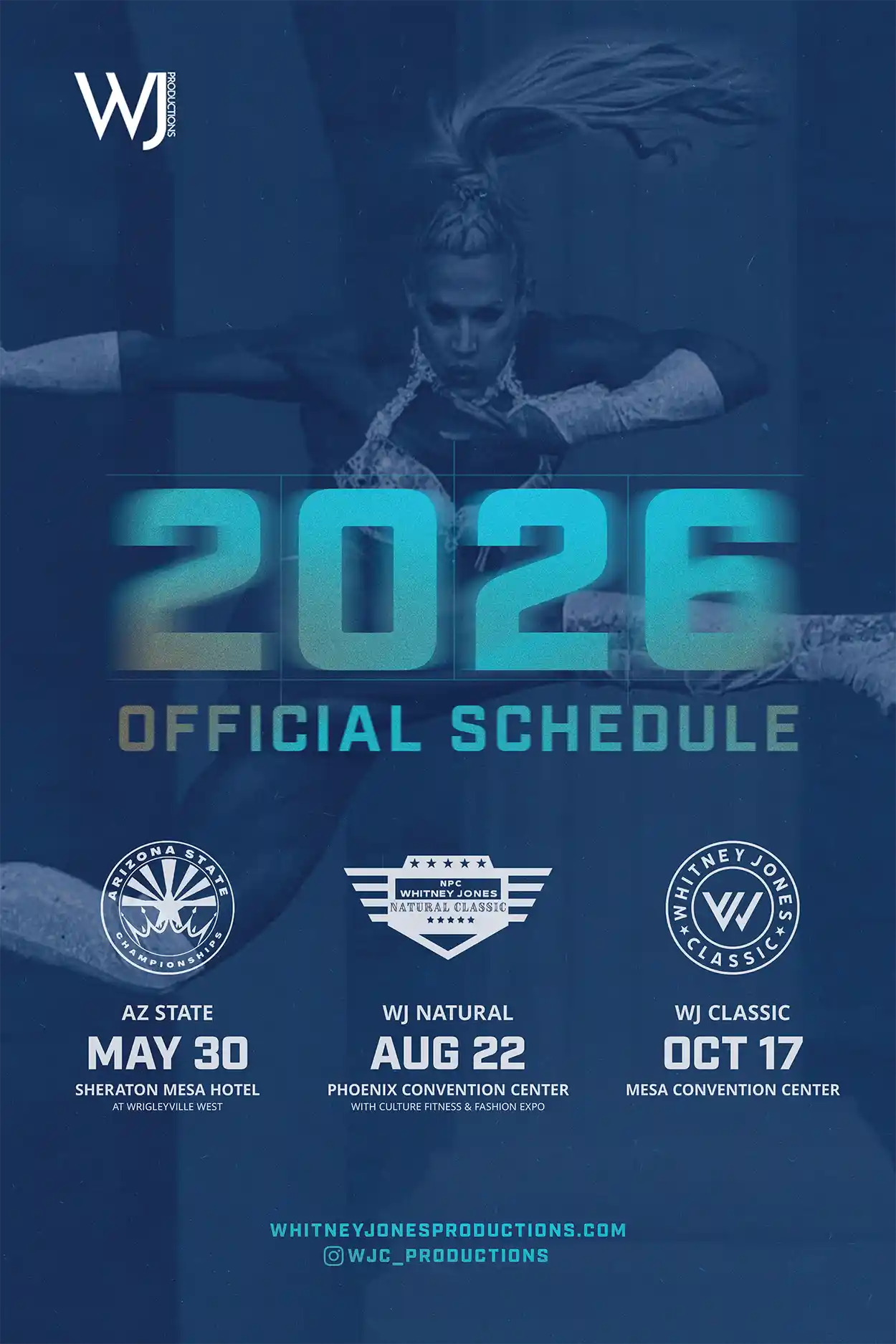 2026 Whitney Jones Productions Schedule